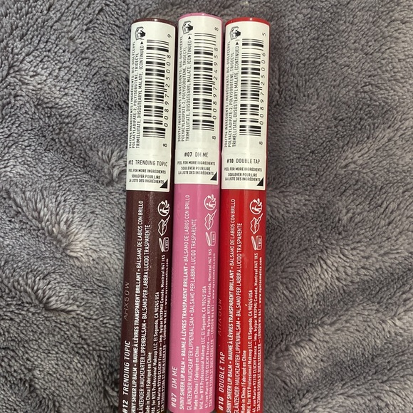 3 New NYX Slick Click Fat oil Lip Balms - Picture 2 of 2